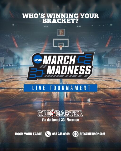 The best place in Florence to watch the game 🔥🏀

𝗧𝗵𝗲 𝗺𝗮𝗱𝗻𝗲𝘀𝘀 𝗶𝘀 𝗼𝗻…
Don’t miss a second of the action!

𝙎𝙚𝙘𝙪𝙧𝙚 𝙮𝙤𝙪𝙧 𝙨𝙥𝙤𝙩 by booking a table at the link in bio or calling 0552480909!🍔⚜️

📍 Red Garter – Via dei Benci 33R, Florence